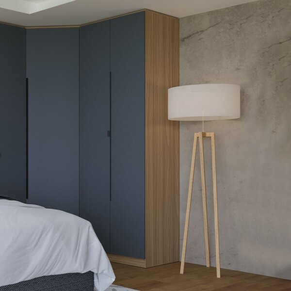 Guarda Roupa Modular 2 Portas 6 Prateleiras Nancy Cedro/grafi