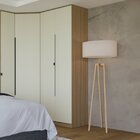 Guarda Roupa Modular 2 Portas 6 Prateleiras Nancy Cedro/off W