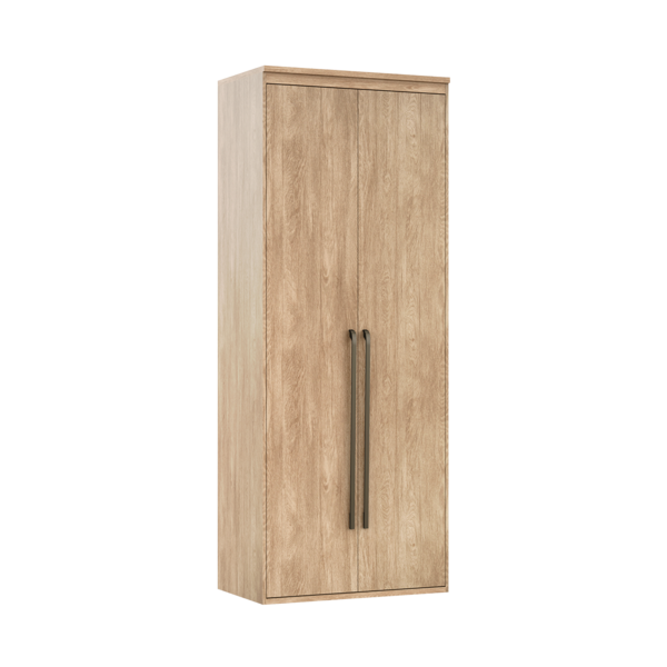 Guarda Roupa Modular 2 Portas Com Cabideiros Mdf 90 Cm Lotus