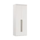 Guarda Roupa Modular 2 Portas Com Cabideiros Mdf 90 Cm Lotus