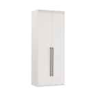 Guarda Roupa Modular 2 Portas Com Prateleiras Mdf 90 Cm Lotus