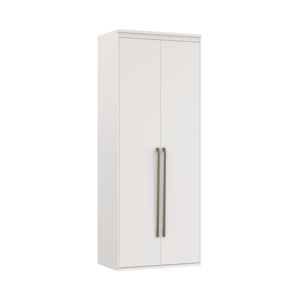 Guarda Roupa Modular 2 Portas Com Prateleiras Mdf 90 Cm Lotus