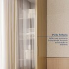 Guarda-roupa Modular 40cm 1 Porta Reflecta Com Prateleiras Ja