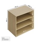 Guarda-roupa Modular 70cm X 60cm Frame Cabecasa Madeiramadeir