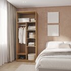 Guarda-roupa Modular 80cm Sem Portas Com Prateleiras Jade Cab