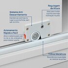 Guarda-roupa Modular De Canto 2 Peças 4 Portas Com 2 Portas D