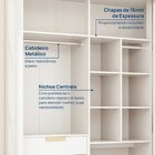 Guarda-roupa Modular De Canto 4 Peças 8 Portas Com 4 Portas D