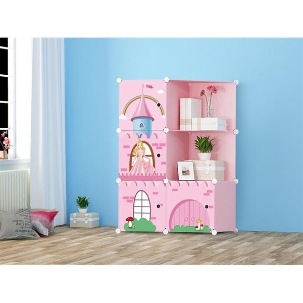 Guarda Roupa Modular Infantil Estante Prateleira Organizador