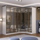 Guarda-roupa Módulo 4 Portas + Módulo Canto + Módulo 2 Portas