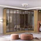 Guarda-roupa Módulo 6 Portas + Canto + Módulo 2 Portas Ravi R