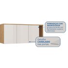 Guarda-roupa Modulo Aéreo 3 Portas Queen Elegance Angelin/bla