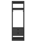 Guarda Roupa Módulo Closet Cabideiro 2 Gavetas Titan Móveis L