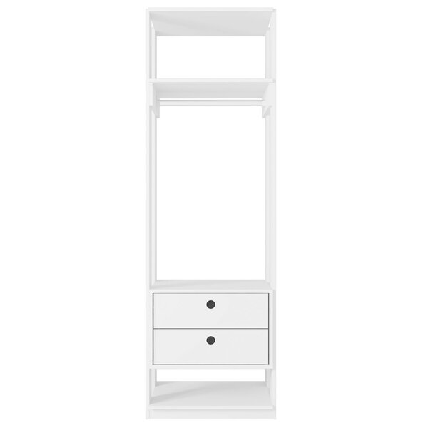 Guarda Roupa Módulo Closet Cabideiro 2 Gavetas Titan Móveis L