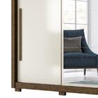 Guarda Roupa Mônaco 3 Portas De Correr Com Espelho - Pr Móveis