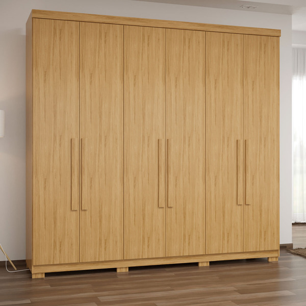 Guarda-roupa Monarca Camarú 6 Portas E 6 Gavetas Internas Com