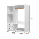 Guarda-roupa Montessoriano Ciranda 2 Gv Branco