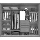 Guarda-roupa Montreal 4 Portas 5 Gavetas – Móveis Lanza - Bra