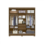 Guarda Roupa Moval Bahamas 3 Portas 2 Gavetas Com Espelho