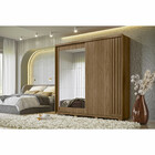 Guarda Roupa Moval Dhara 2 Portas Deslizantes Com 3 Espelhos