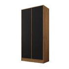 Guarda-roupa Multiuso 2 Portas Módulo Ideale Freijó Preto
