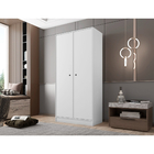 Guarda-roupa Multiuso 2 Portas Solteiro Módulo Ideale Branco