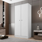 Guarda-roupa Multiuso 2 Portas Solteiro Módulo Ideale Branco