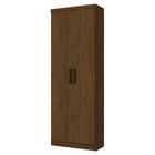 Guarda Roupa Multiuso 2 Portas Violeta H02 Castanho - Mpozena
