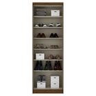 Guarda Roupa Multiuso 2 Portas Violeta H02 Castanho - Mpozena