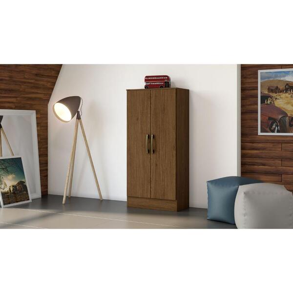 Guarda-roupa Multiuso B14 1300mm 02 Portas Briz - Castanho