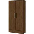 Guarda-roupa Multiuso B14 1300mm 02 Portas Briz - Castanho