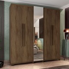 Guarda-roupa Munique C/espelho Freijó – Rv Móveis