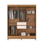 Guarda Roupa Munique Casal 8 Portas Demobile