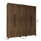 Guarda-roupa Munique Freijó – Rv Móveis