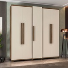 Guarda-roupa Munique Freijó/off White – Rv Móveis