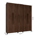 Guarda-roupa Munique Noce – Rv Móveis