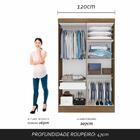 Guarda Roupa Naiara 4 Portas Solteiro Boreal/off Wh - Móveis