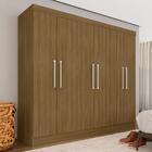 Guarda Roupa Naiara 6 Portas Casal Boreal - Móveis Arapongas