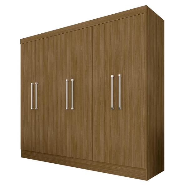 Guarda Roupa Naiara 6 Portas Casal Boreal - Móveis Arapongas