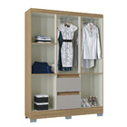 Guarda Roupa Napoles 6 Portas 2 Gavetas Poquema
