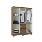 Guarda Roupa Napoles Com 6 Portas E 2 Gavetas Poquema