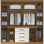 Guarda Roupa Napoli 8 Portas 4 Gavetas Com Espelho Aramoveis