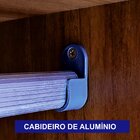 Guarda-roupa New Braga Mdf, 06 Portas Com 04 Ripadas, 06 Gave