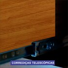 Guarda-roupa New Braga Mdf, 06 Portas Com 04 Ripadas, 06 Gave