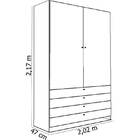 Guarda-roupa New Escócia 6 Portas E 6 Gavetas - Moval - Carva