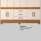 Guarda Roupa New Murano Casal 10 Portas Demobile