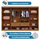 Guarda Roupa New Premium 8 Portas 4 Gavetas Cinamomo