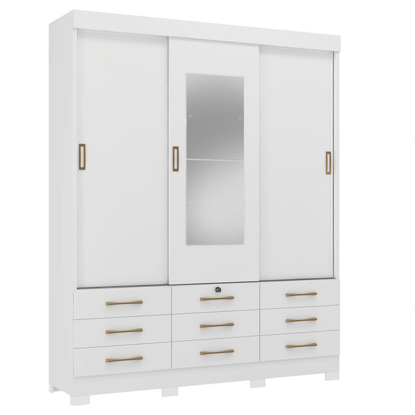 Guarda Roupa New Toquio Com Espelho Maxel