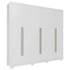 Guarda-roupa Nobre, Mdp, 2 Gavetas, 6 Portas - Novo Mundo