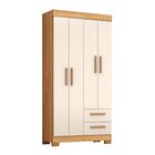 Guarda-roupa Nt6010 Com 4 Portas E 2 Gavetas Freijó Trend/off