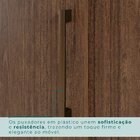 Guarda Roupa Olinda Plus Com Espelho 3 Portas 9 Gavetas New C